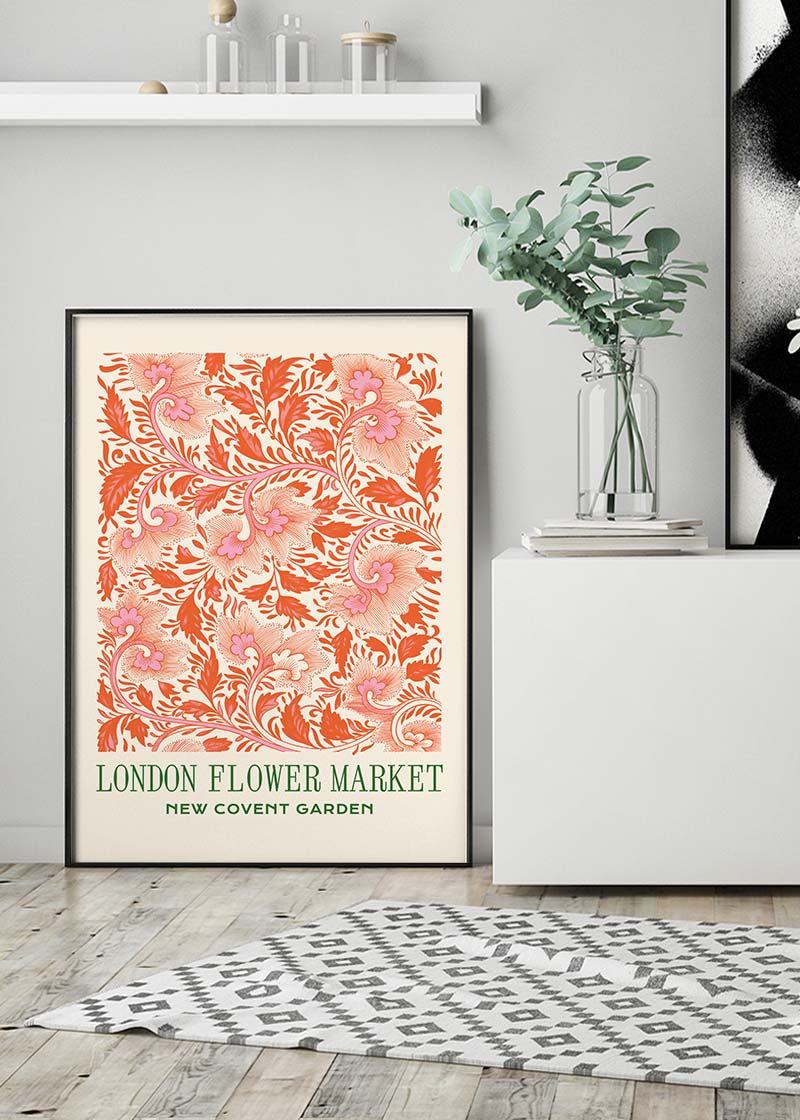 London Flower Market Covent Garden Print