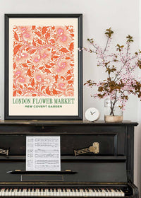 London Flower Market Covent Garden Print