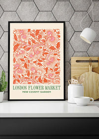 London Flower Market Covent Garden Print