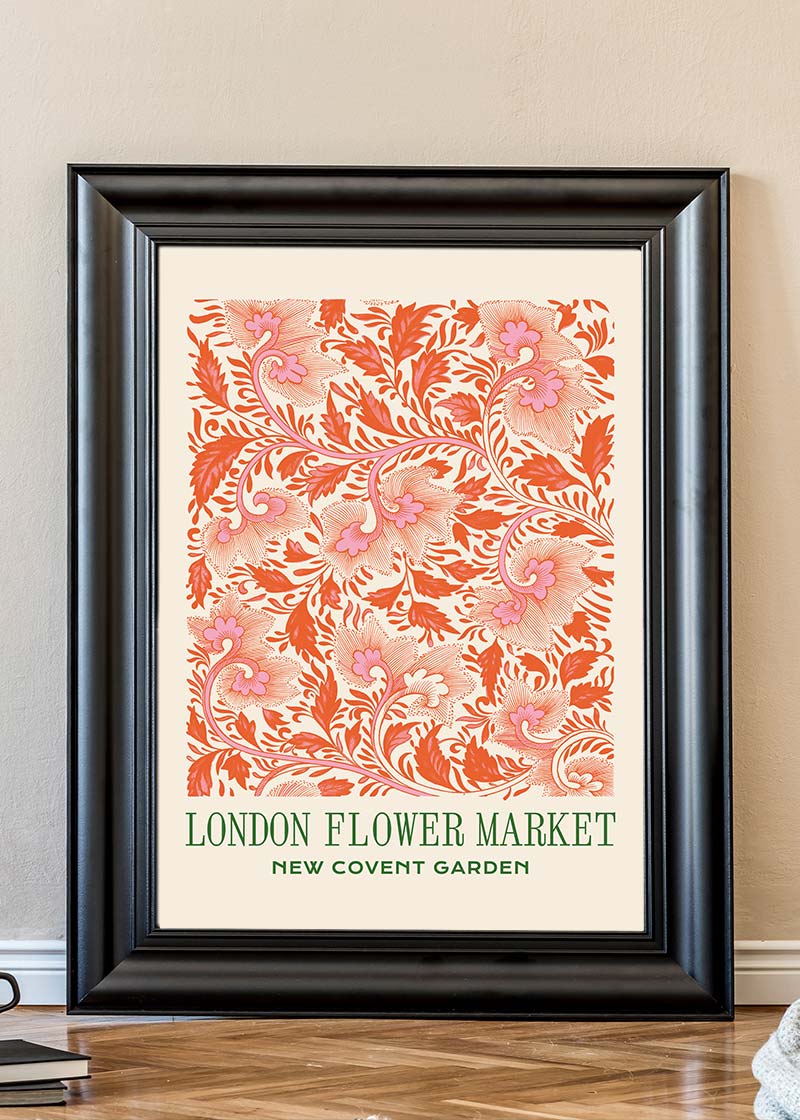 London Flower Market Covent Garden Print