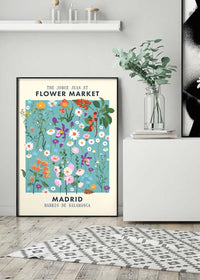 Madrid Flower Market Print