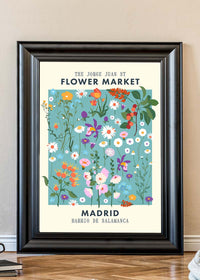 Madrid Flower Market Print