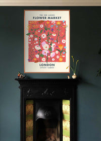 New London Flower Market Print