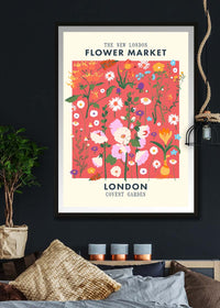 New London Flower Market Print