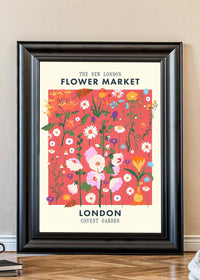 New London Flower Market Print