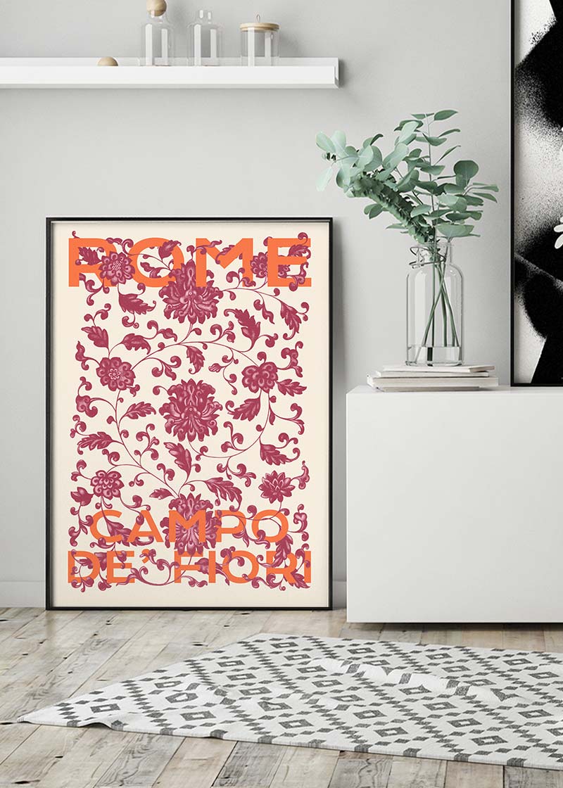 Rome Floral Print