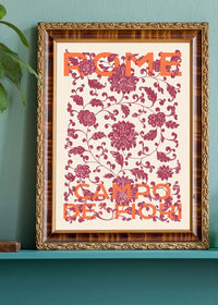 Rome Floral Print