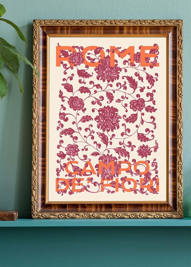 Rome Floral Print