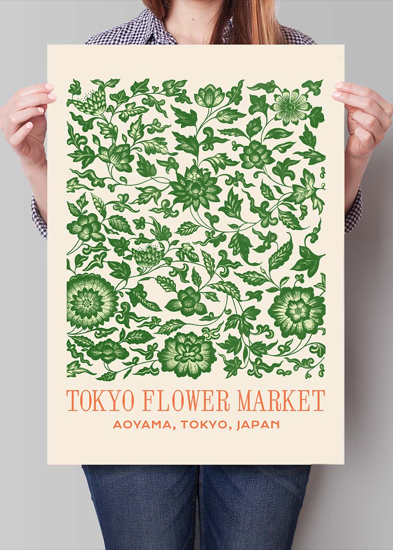 Tokyo Flower Market Print