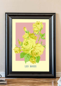 Les Roses Vintage Print