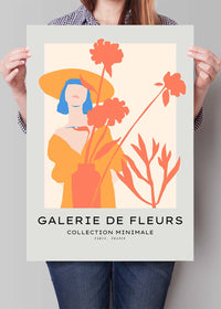 Flower Gallery Minimal Art Print