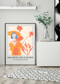 Flower Gallery Minimal Art Print