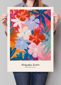 Love Your Garden Painted Flowers Print