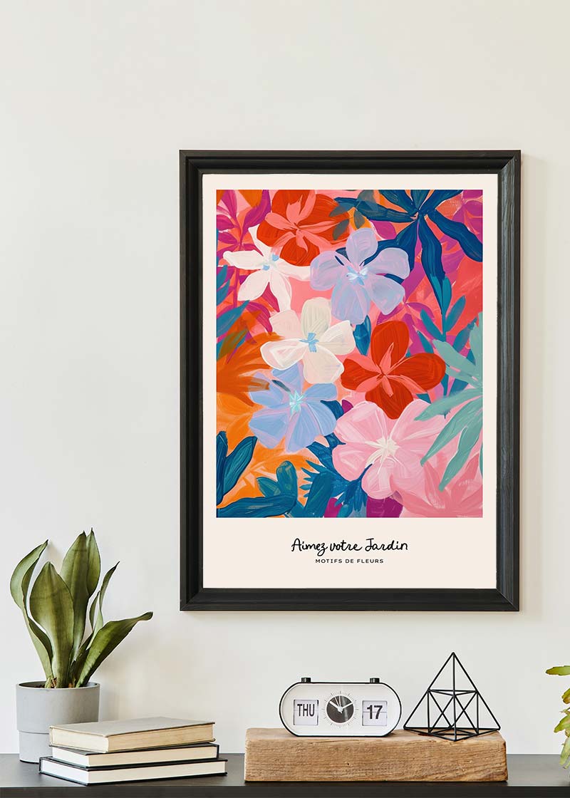 Love Your Garden Painted Flowers Print