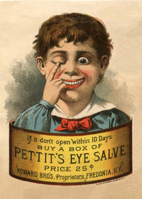Vintage Eye Salve Poster Print