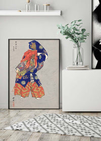 Japanese Actor as Dragon God by Kogyo Tsukioka