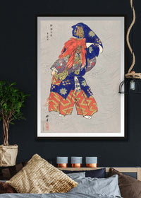 Japanese Actor as Dragon God by Kogyo Tsukioka