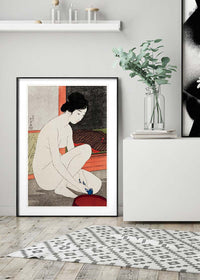 Woman at the Bath by Hashiguchi Goyo