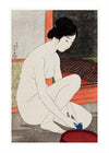 Woman at the Bath by Hashiguchi Goyo