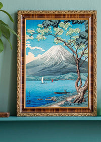 Mount Fuji from Lake Yamanaka print by Hiroaki Takahashi