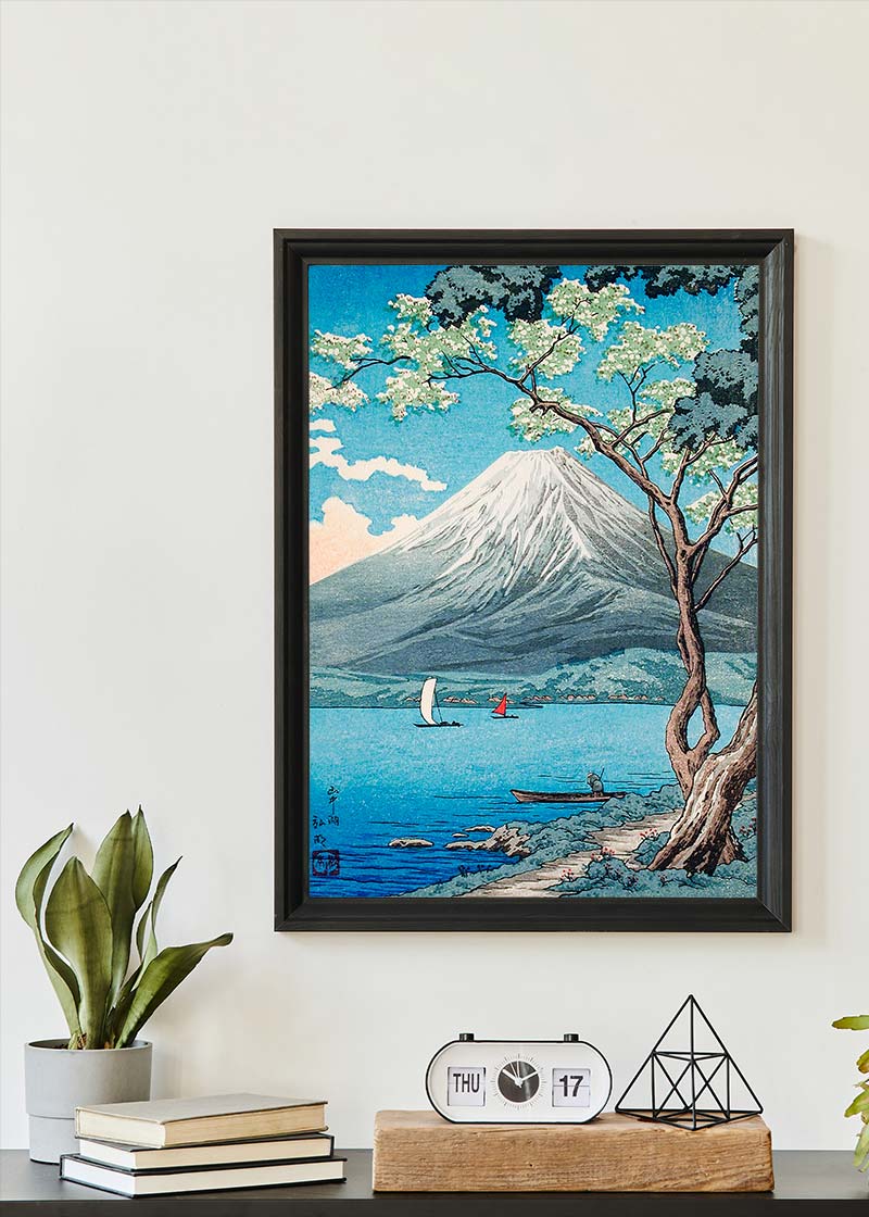 Mount Fuji from Lake Yamanaka print by Hiroaki Takahashi