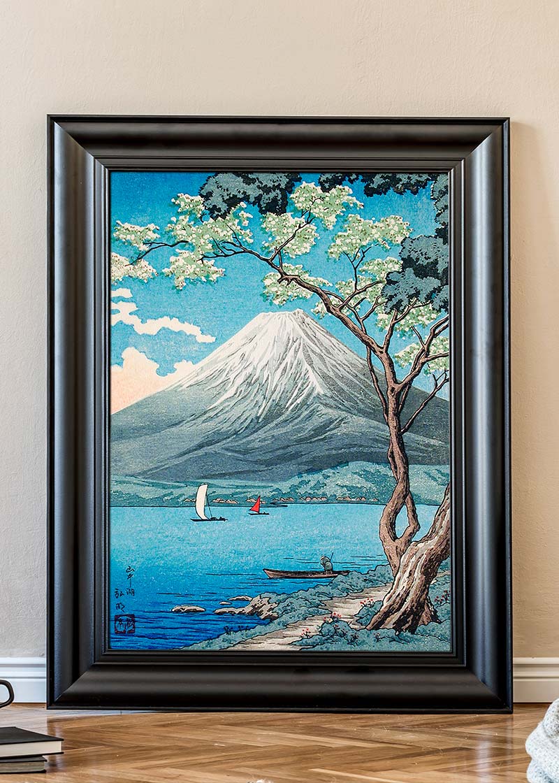 Mount Fuji from Lake Yamanaka print by Hiroaki Takahashi