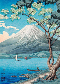 Mount Fuji from Lake Yamanaka print by Hiroaki Takahashi