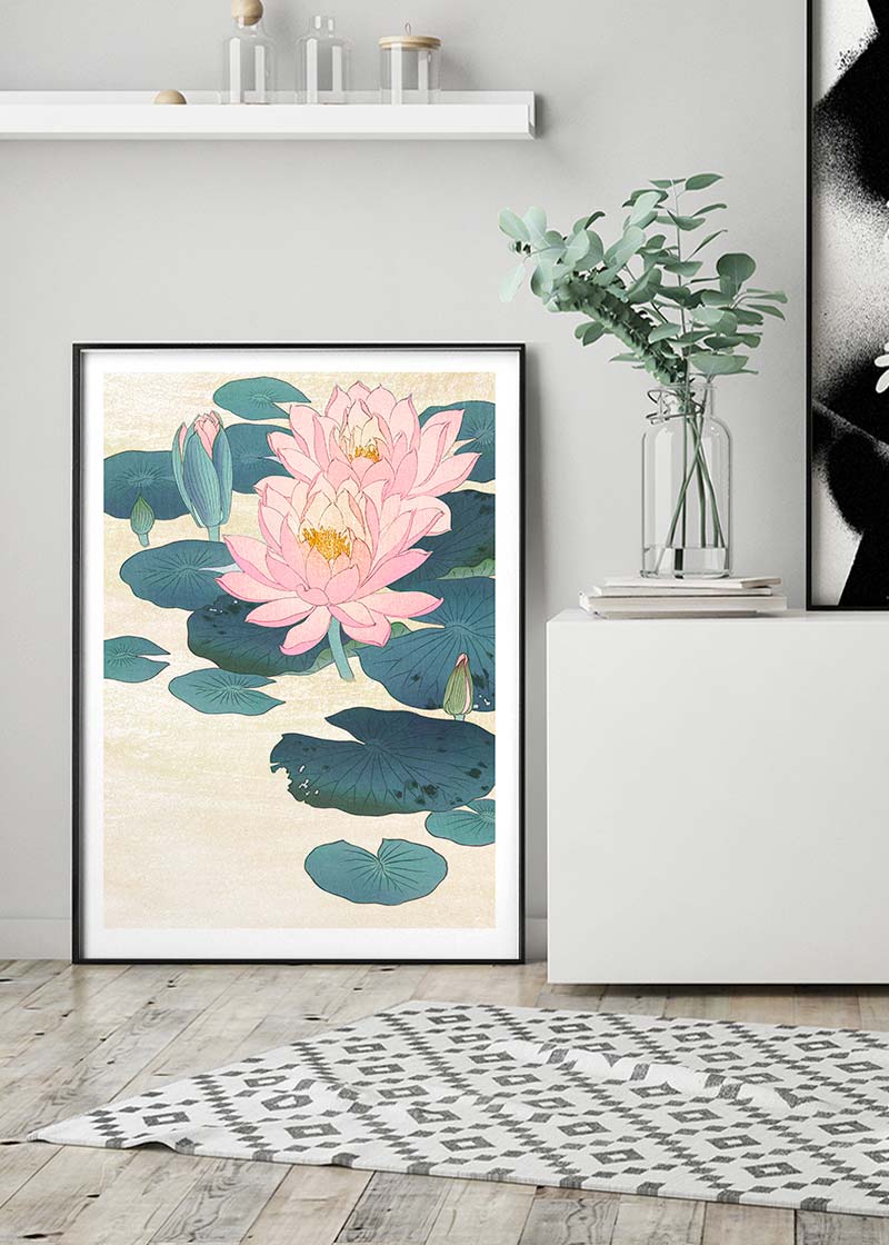 Water Lily by Ohara Koson