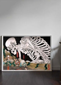 Skeleton Specter by Utagawa Kuniyoshi