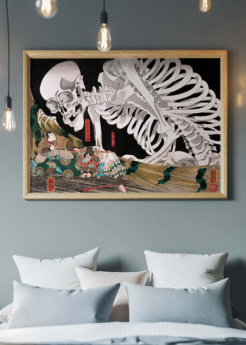 Skeleton Specter by Utagawa Kuniyoshi