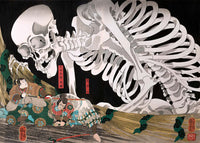 Skeleton Specter by Utagawa Kuniyoshi
