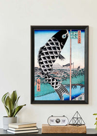 Utagawa Hiroshige's Suidobashi Bridge and Surugadai