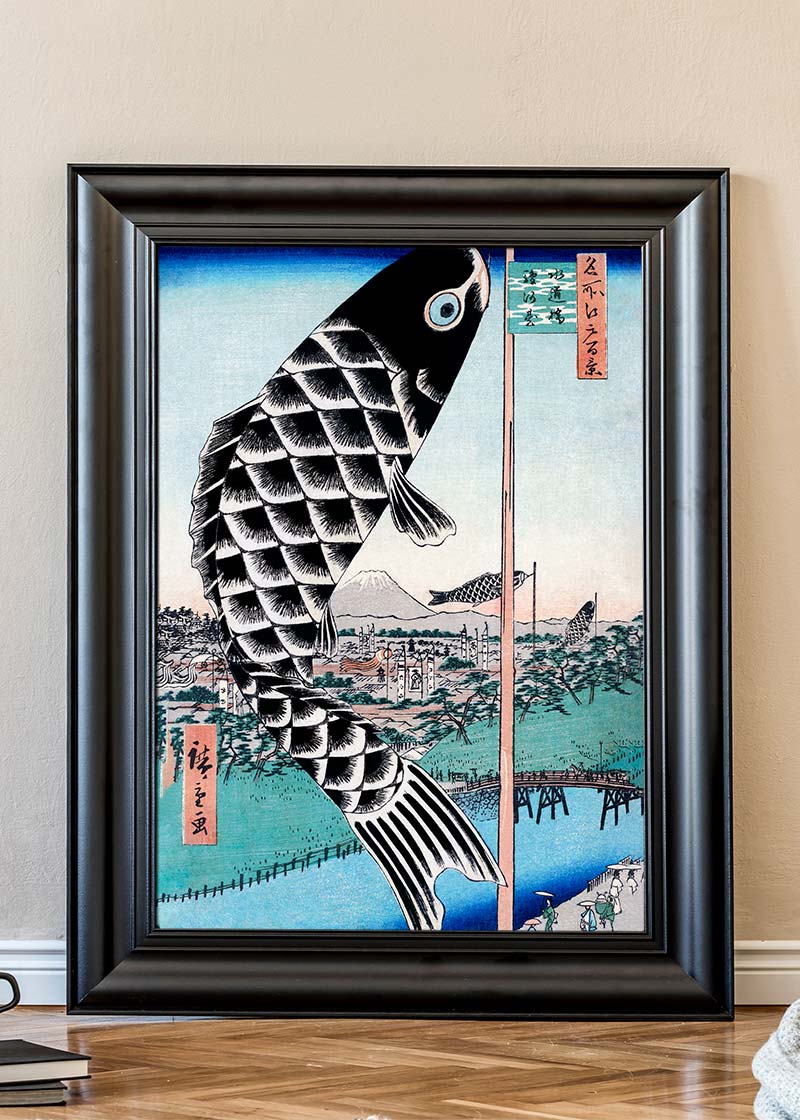 Utagawa Hiroshige's Suidobashi Bridge and Surugadai