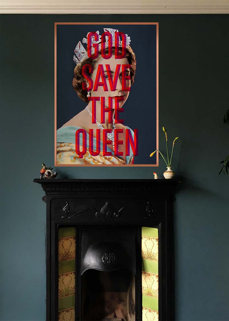 God Save The Queen Jubilee Print-InkAndDrop