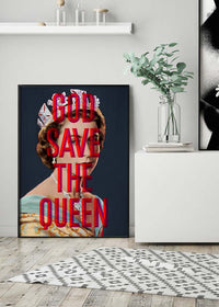 God Save The Queen Jubilee Print-InkAndDrop