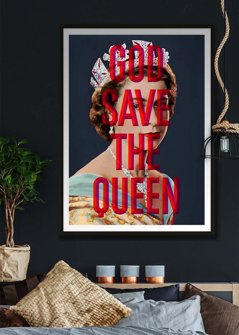 God Save The Queen Jubilee Print-InkAndDrop