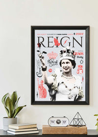 Reign Queen Elizabeth Platinum Jubilee Magazine Cover-InkAndDrop