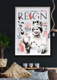 Reign Queen Elizabeth Platinum Jubilee Magazine Cover-InkAndDrop