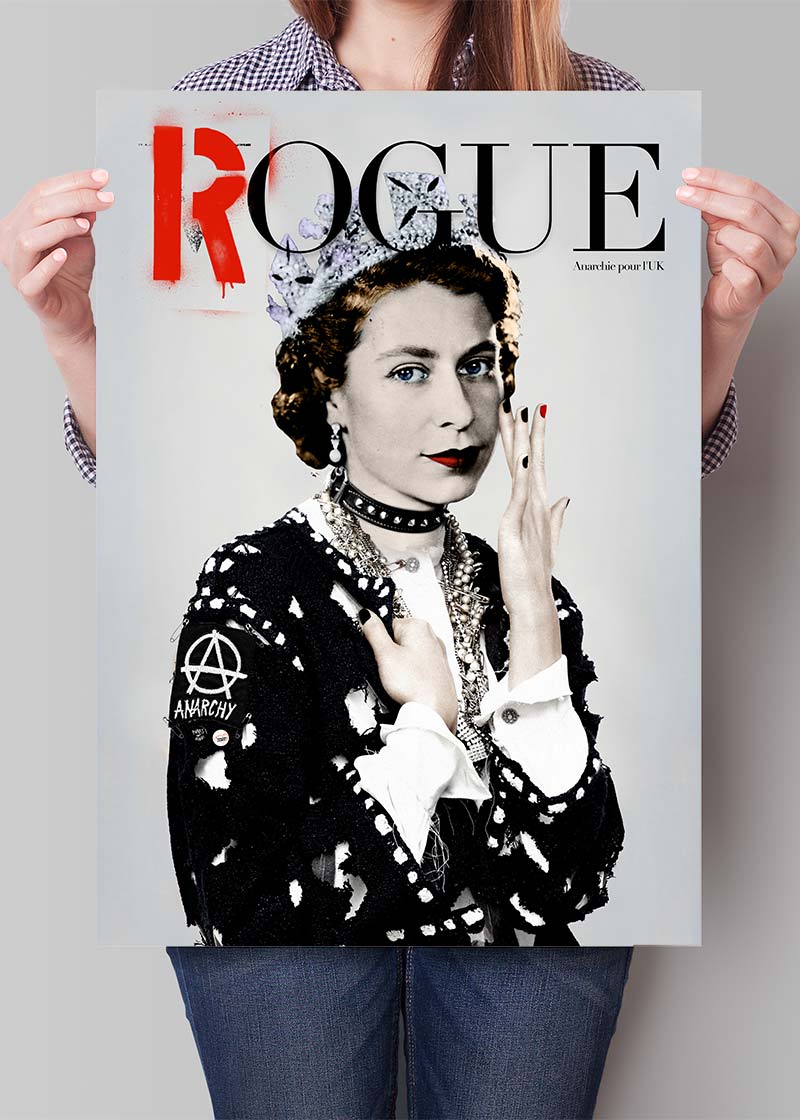 Rogue Queen's Platinum Jubilee 2022 Print-InkAndDrop