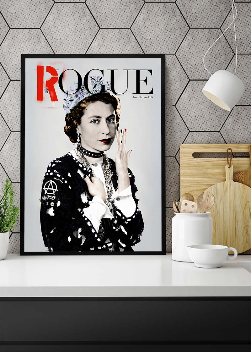 Rogue Queen's Platinum Jubilee 2022 Print-InkAndDrop