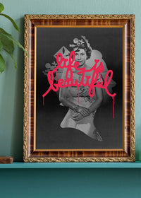 Queen Elizabeth II Life is Beautiful Print