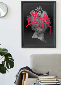 Queen Elizabeth II Life is Beautiful Print