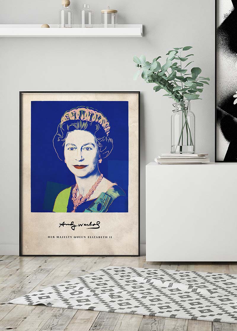 Andy Warhol Queen Elizabeth Poster Print