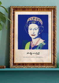 Andy Warhol Queen Elizabeth Poster Print