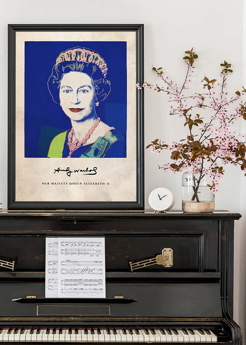 Andy Warhol Queen Elizabeth Poster Print
