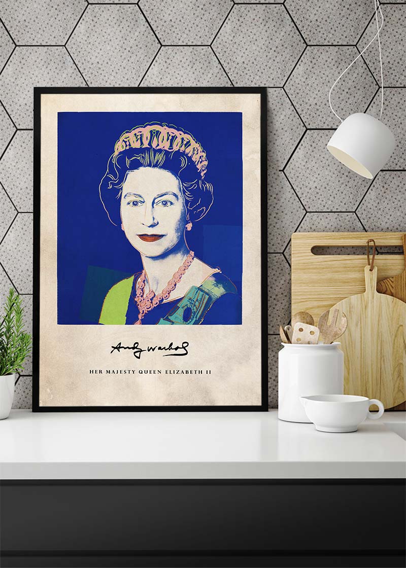 Andy Warhol Queen Elizabeth Poster Print