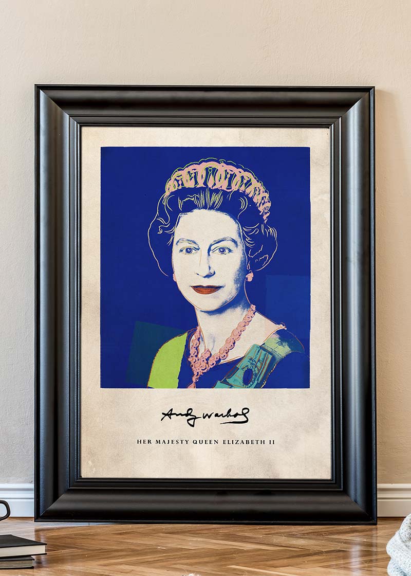 Andy Warhol Queen Elizabeth Poster Print