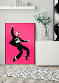 King Elvis Charles III Warhol Style Print
