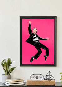 King Elvis Charles III Warhol Style Print
