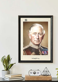 Vintage King Charles III Poster